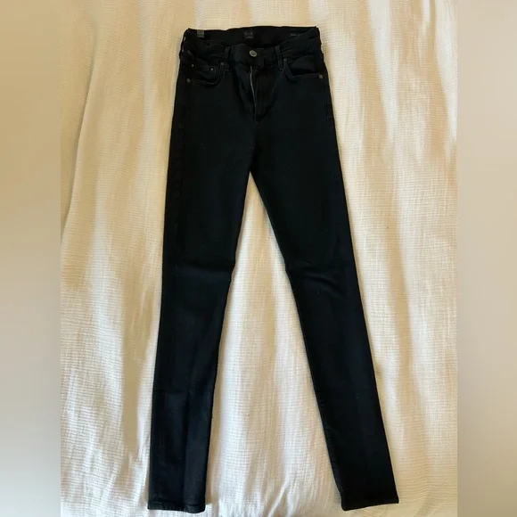 Citizens of Humanity black skinny jeans - Picture 1 of 3